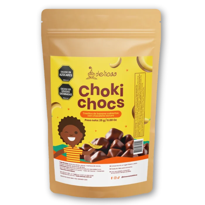 CHOKI CHOCS BANANO 25 gr - Imagen 1