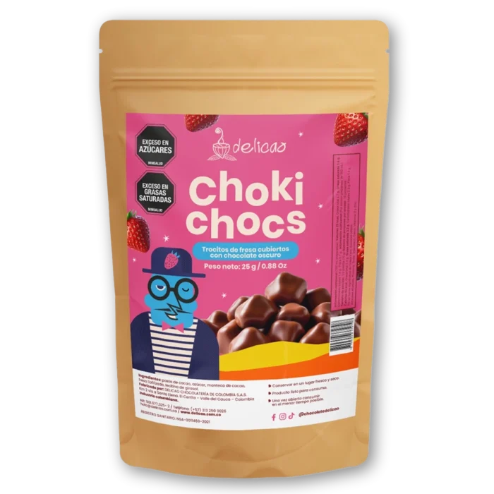 CHOKI CHOCS FRESA 25 g - Imagen 1