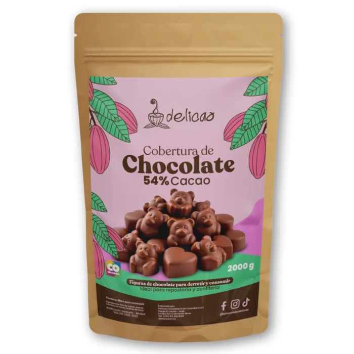 COBERTURA CACAO 54% 2000 g - Imagen 1