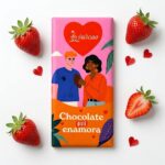Barra de Chocolate 70% con Fresa - Imagen 2
